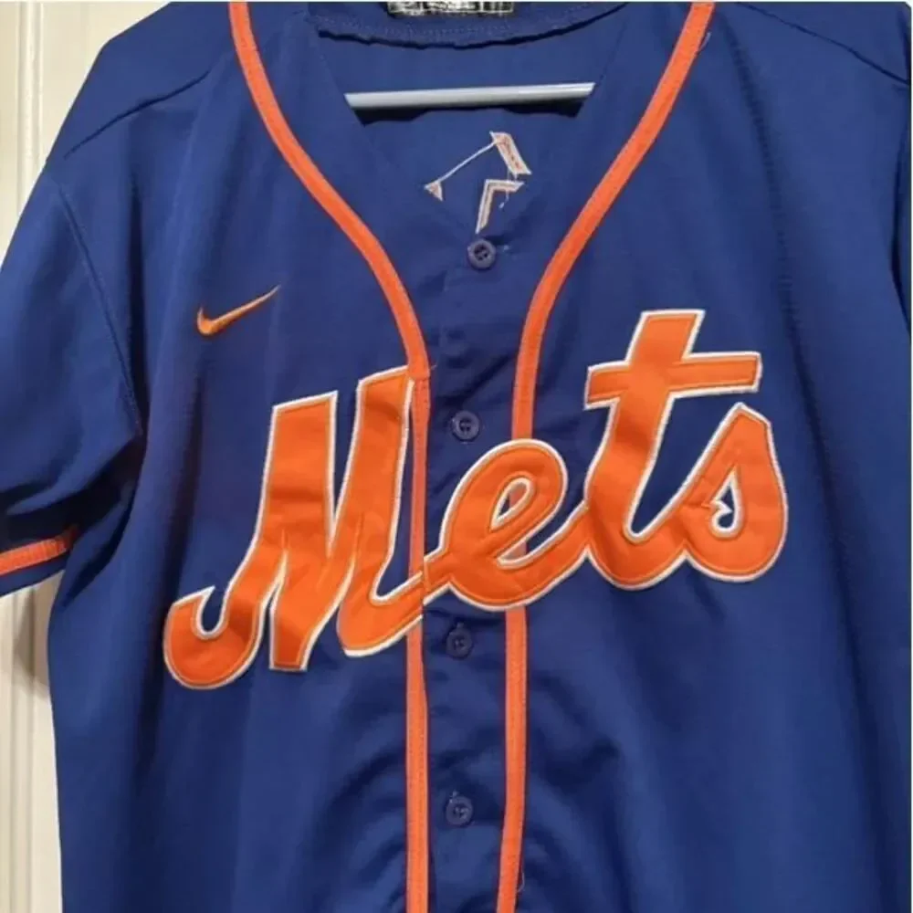 New York Mets Javier Baez Size Men’s Medium Nike Genuine MLB Jersey